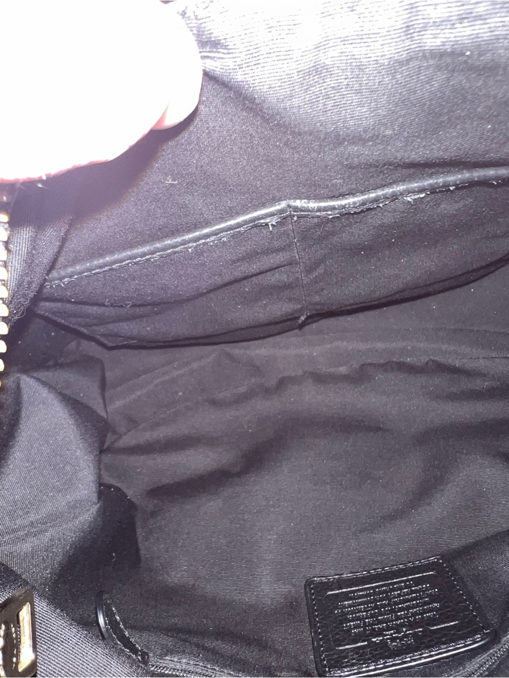 Authentic Coach Large Harley Hobo Bag in Black Pebbled Leather - Picture 13 of 15